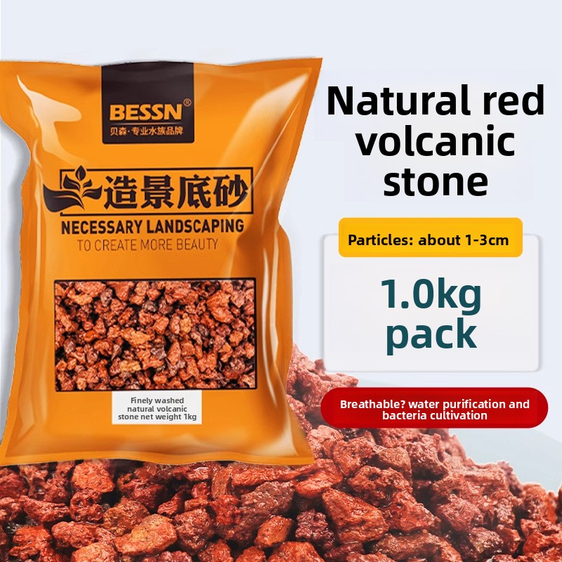 Aquarium Planted Tank Substrate - BESSN Substrat Akuarium Batu Vulkanik-Kikil Batu