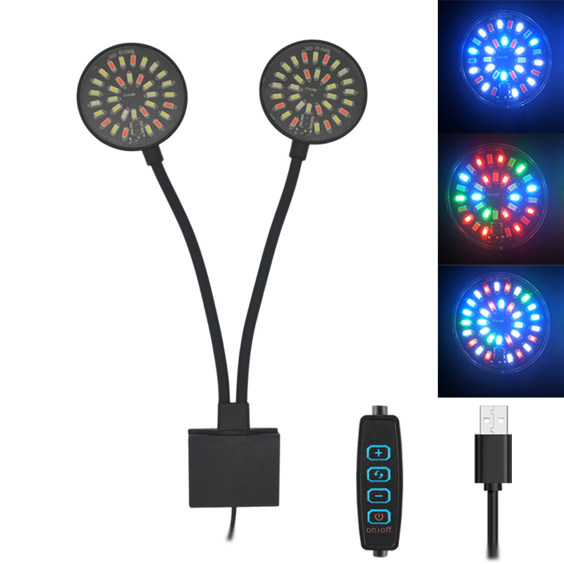 Aquarium Plant Grow Light - Lampu LED Akuarium USB Lampu Klip