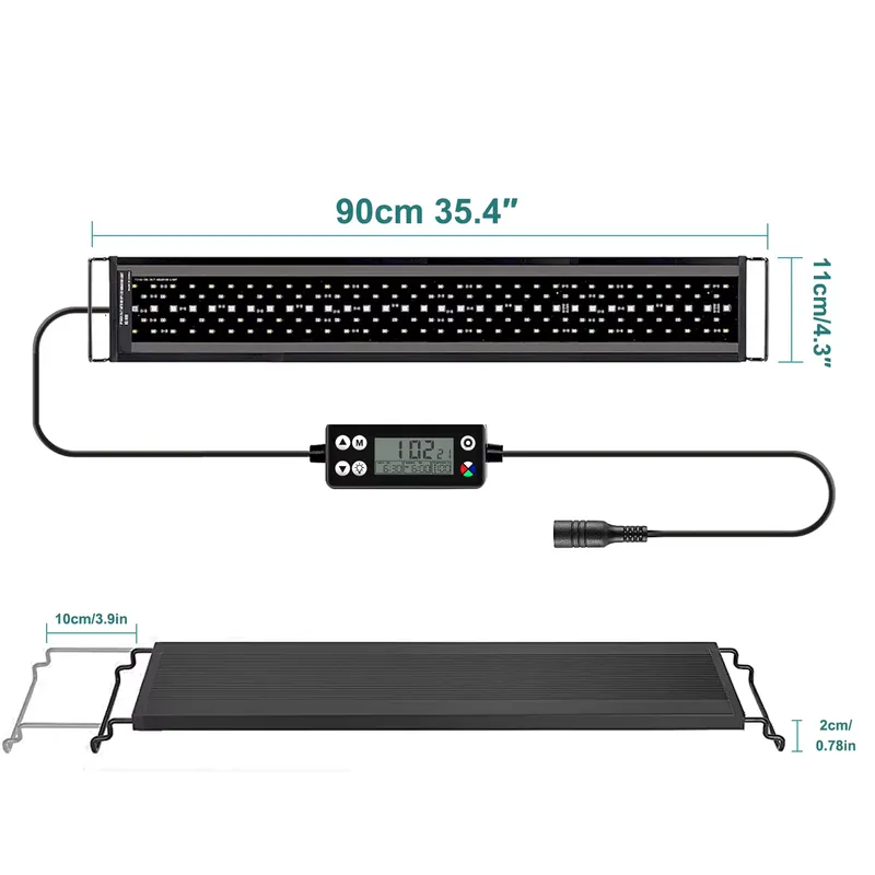 Aquarium Planted Fish Tank - Lampu LED Akuarium Spektrum Penuh SIROKA