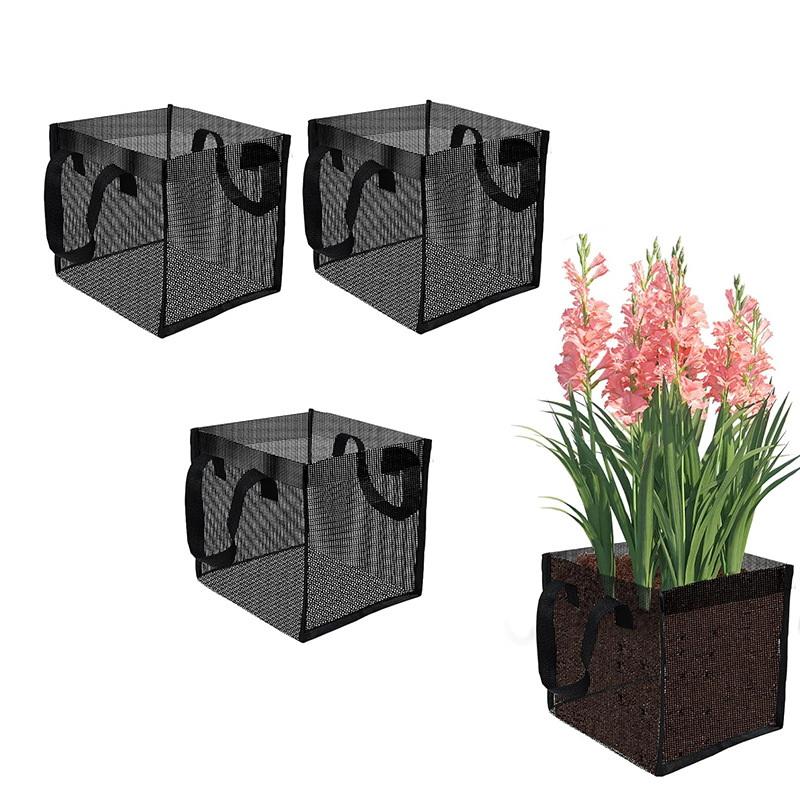 Aquarium Plant Original - 4 Buah Keranjang Tanam Kolam Jaring