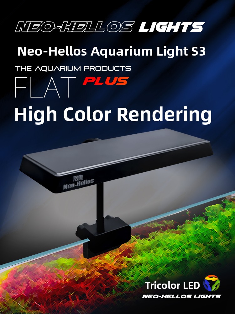 Aquarium Plant Grow Light - Lampu LED Spektrum Penuh Neo S3