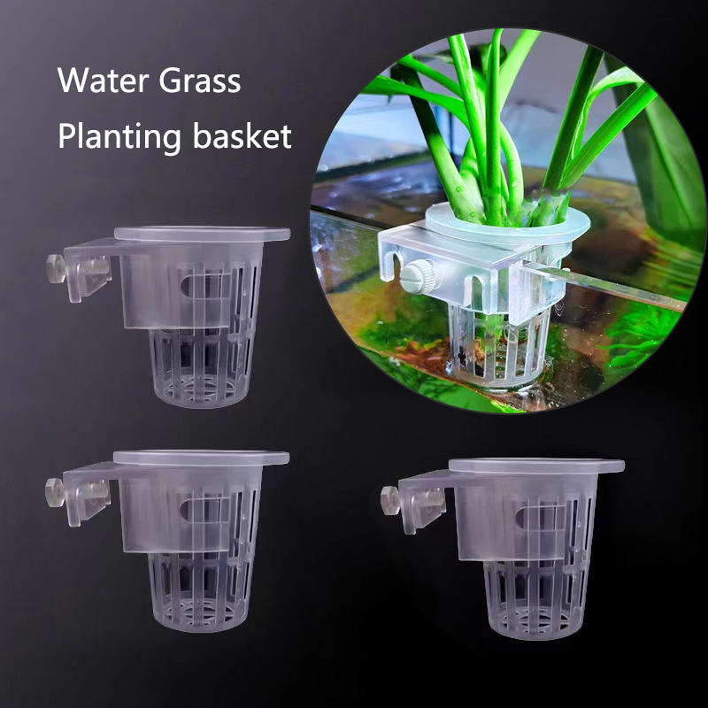 Aquarium Planted Wall - Keranjang penanaman akuarium hidroponik pendukung tangki