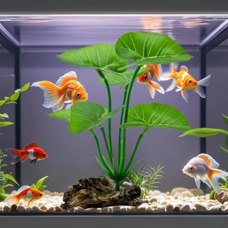 1 Buah Tanaman Akuarium Buatan - Aquarium Planted Tree ulasan dan harga