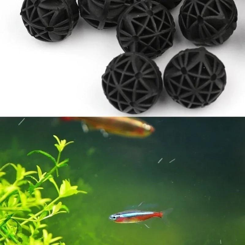 50 Buah Bola Filter Bio Akuari - Aquarium Planted Fish Tank ulasan dan harga