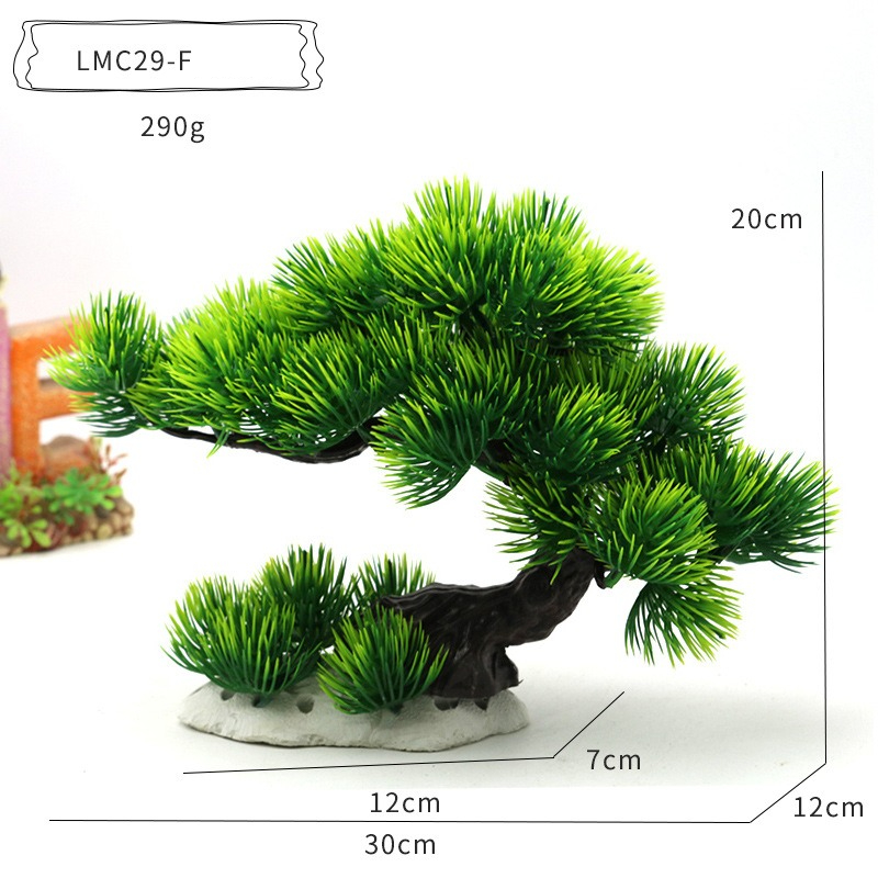 Tanaman Air Plastik Hiasan Aku - Aquarium Planted Tree ulasan dan harga