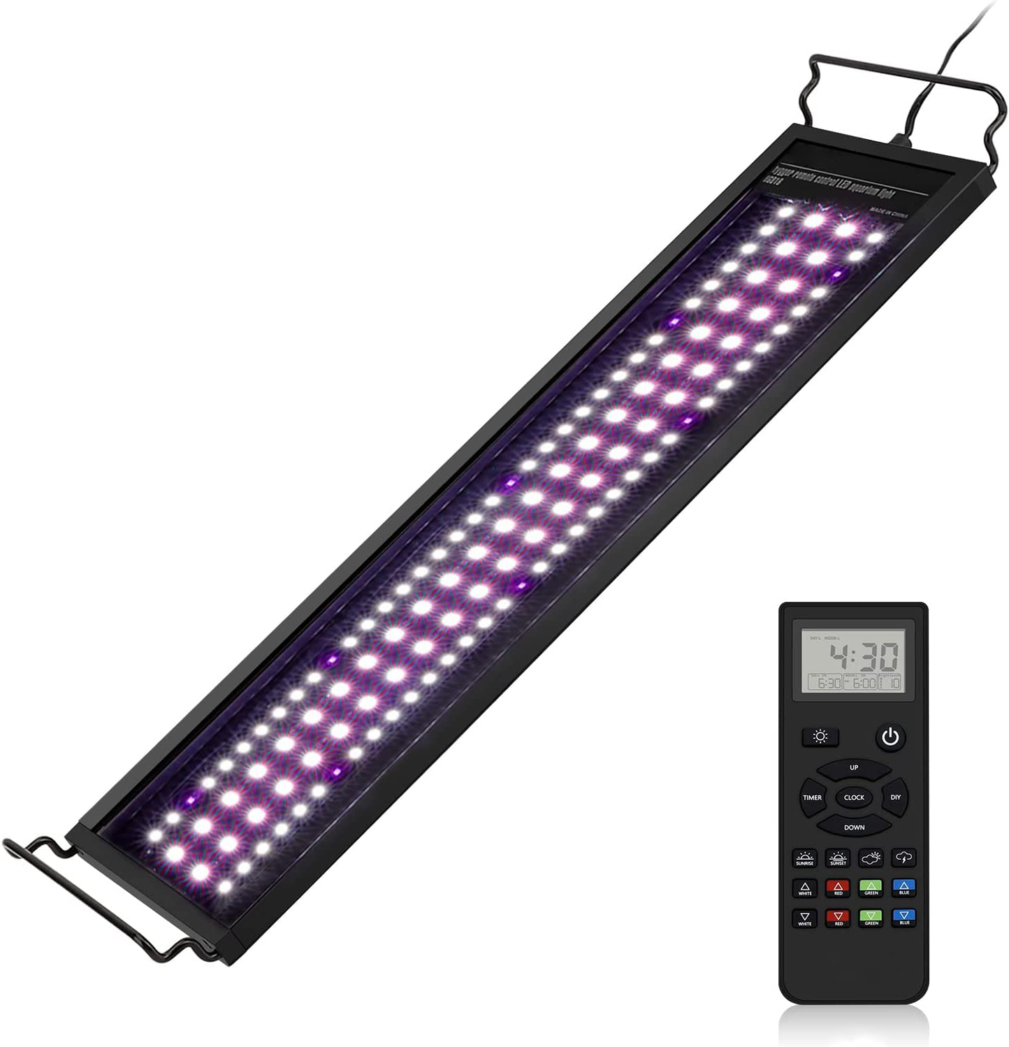 Lampu LED Profesional Tahan Ai - Aquarium Plant Grow Light ulasan dan harga