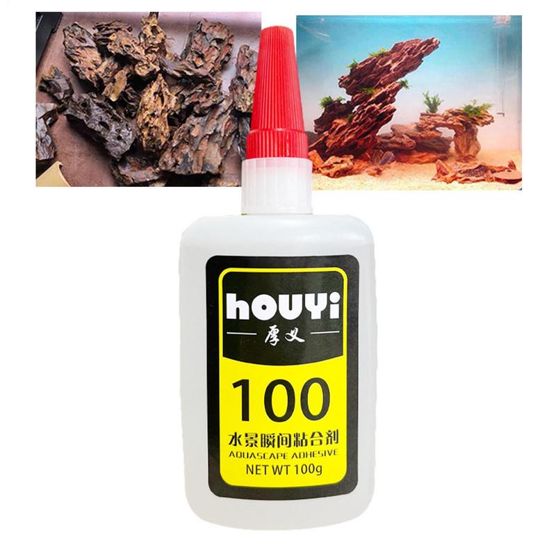 50/100G Lem Lumut Lansekap Tan - Aquarium Plant Glue Gel ulasan dan harga