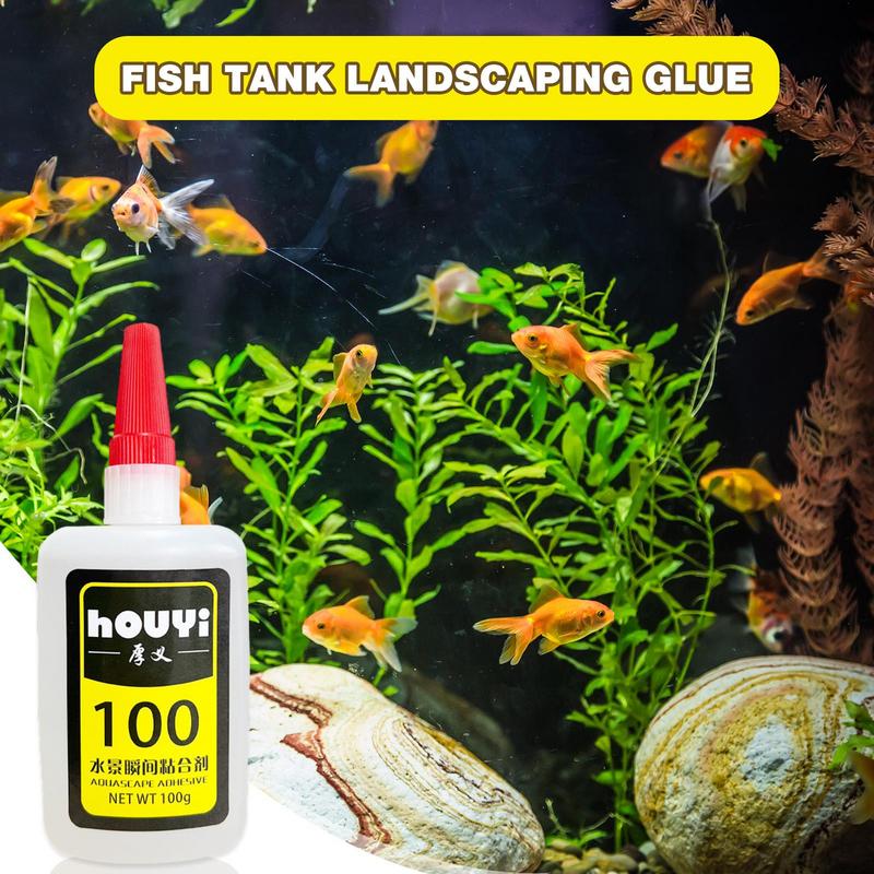 50/100G Lem Lumut Lansekap Tan - Aquarium Plant Glue Gel ulasan dan harga