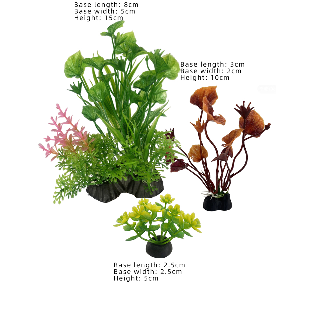 3 Buah Tanaman Akuarium Buatan - Aquarium Plant Yellowing ulasan dan harga