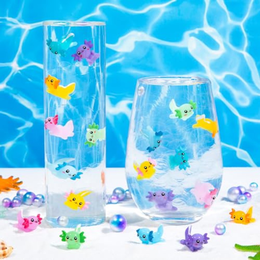 Figur Mini Resin Axolotl, Patu - Planted Aquarium Mini ulasan dan harga