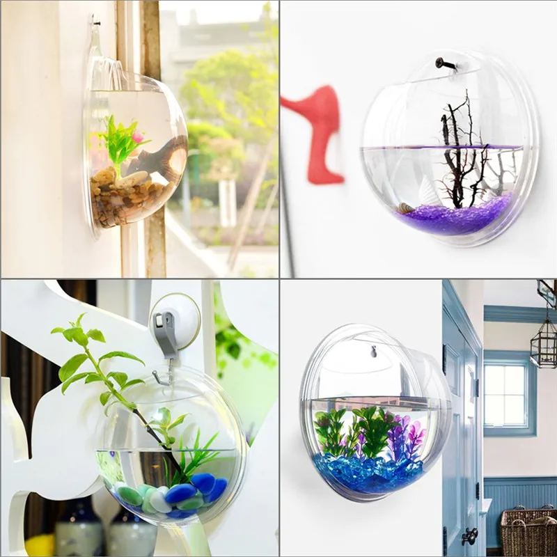 Akrilik Transparan Gantung Din - Planted Aquarium Mini ulasan dan harga