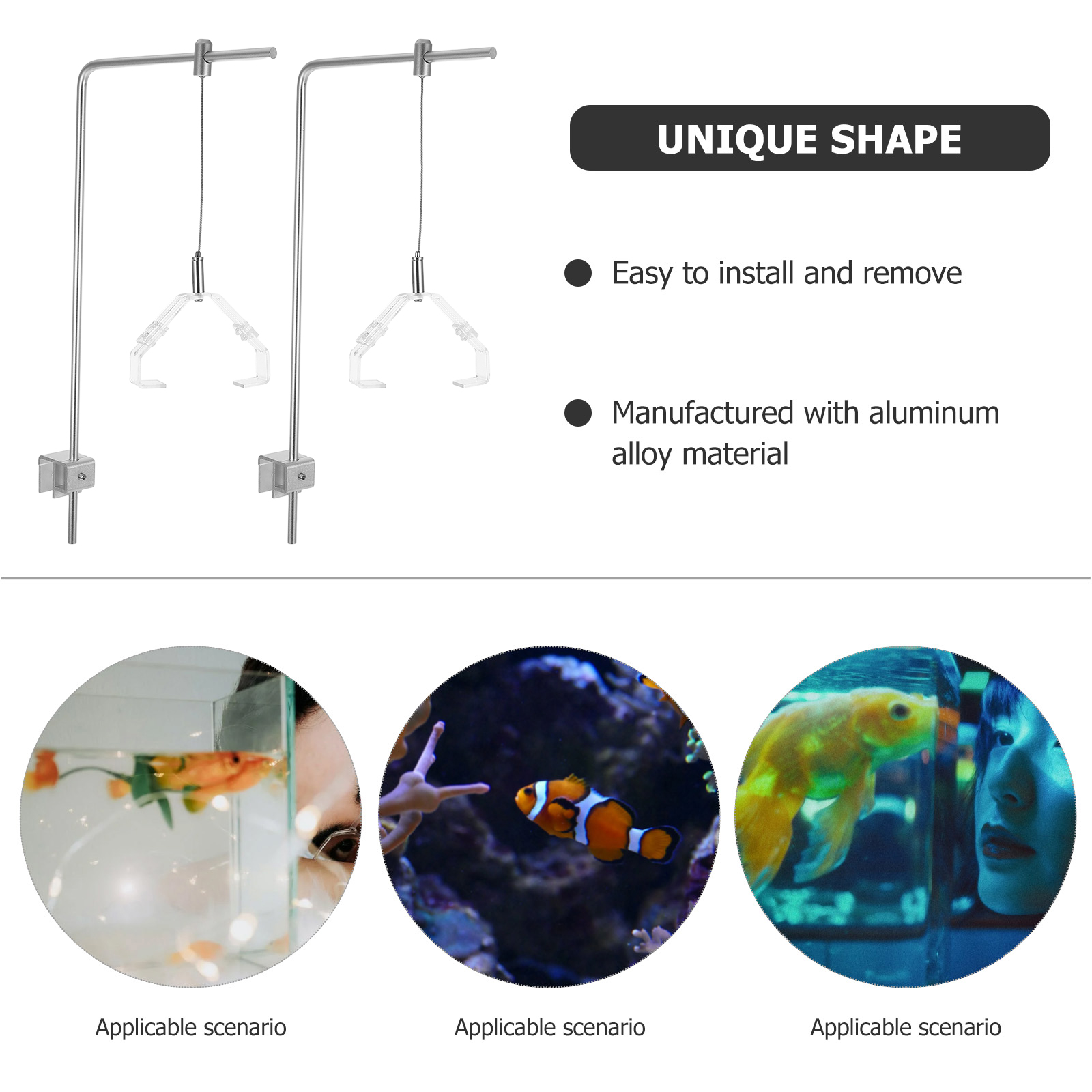 2 Buah Dudukan Lampu Akuarium  - Aquarium Planted Fish Tank ulasan dan harga