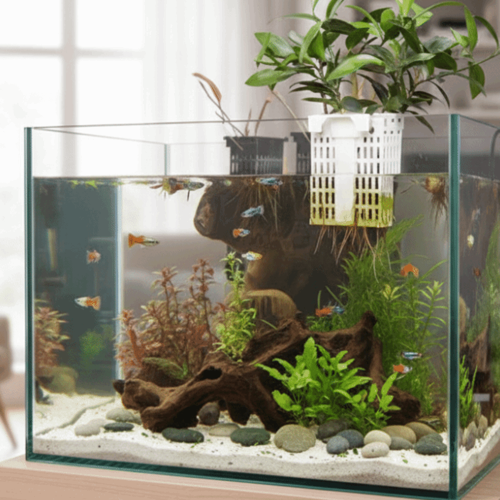 Penyangga Tanaman Air Gantung  - Aquarium Planted Wall ulasan dan harga