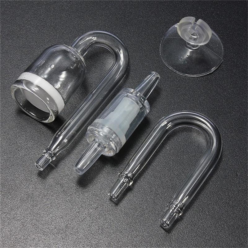 Mini Diffuser CO2 Akrilik Bent - Aquarium Planted Tank Substrate ulasan dan harga