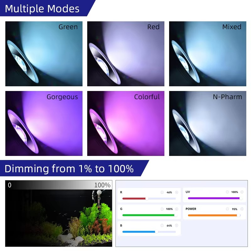 Lampu Tabung Rumput Air WEEK A - Aquarium Plant Grow Light ulasan dan harga