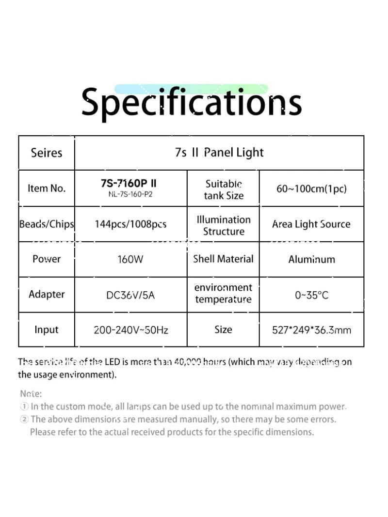 Lampu LED Akuarium 160W RGB Sp - Aquarium Plant Original ulasan dan harga